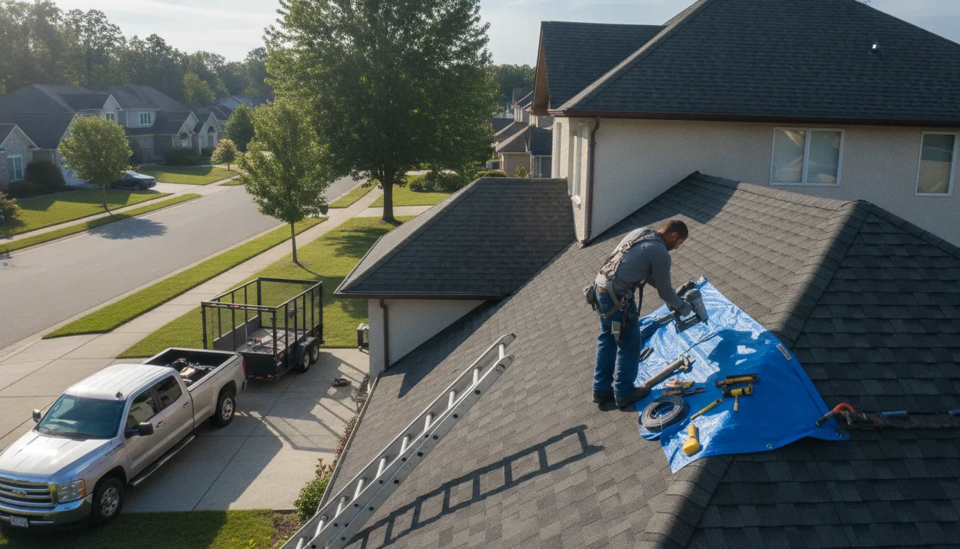 Roofing in Spragueville